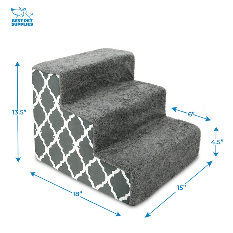 Best Pet Supplies Stairs With 3 Steps Wayfair Canada